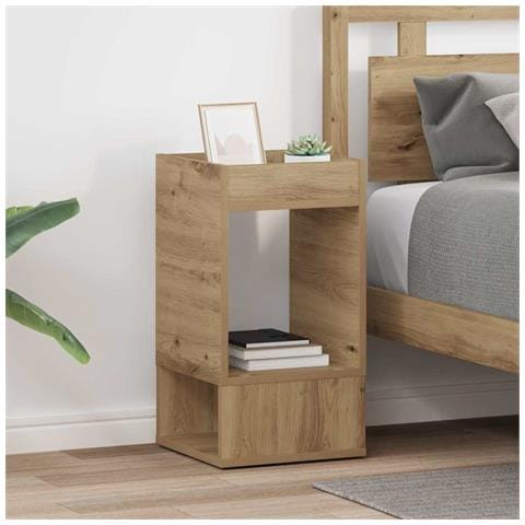 Tavolino 2 pcs Rovere artigianale 30 x 30 x 56 cm - Foto 2