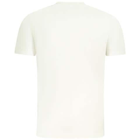 MAGLIETTA DA UOMO A MANICHE CORTE NORVEGIA 1963 BIANCA - Colore: Bianco, Taglia: M - Foto 2