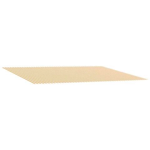Telo di ricambio per tenda da sole Giallo e Bianco 400 × 350 cm - Foto 1