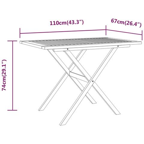 Set da Pranzo per Giardino 3 pz con Cuscini Grigio - Foto 9