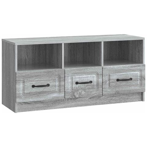 Mobile TV Grigio Sonoma 102 x 34,5 x 47 cm Legno ingegnerizzato - Foto 1