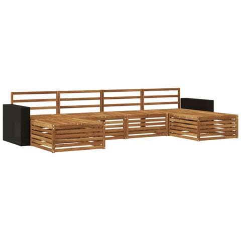 Set divani 6 pcs Legno di Acacia Massello - Foto 1