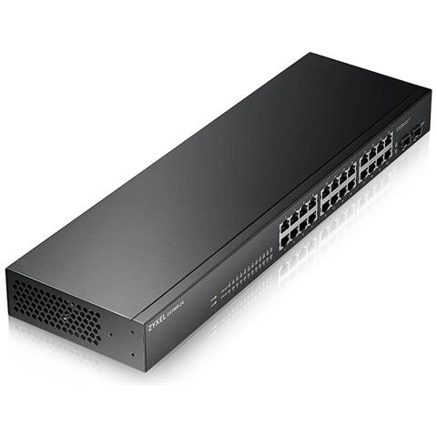 GS-1900-24 v2 Gestito L2 Gigabit Ethernet (10/100/1000) 1U Nero - Foto 1