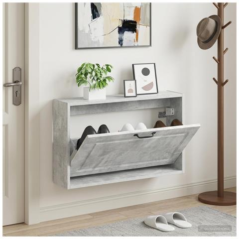 Mobiletto per Scarpe da Muro UTRECHT 71 x 17 x 43 cm - Foto 2