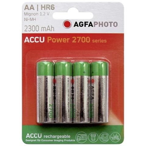 1x4 Akku NiMh Mignon AA 2300 mAh - Foto 1