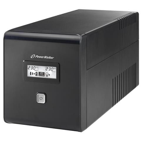 Gruppo di continuità PowerWalker VI1000 LCD 1000VA 600W 2x prese IEC / 2x prese Schuko - Foto 6