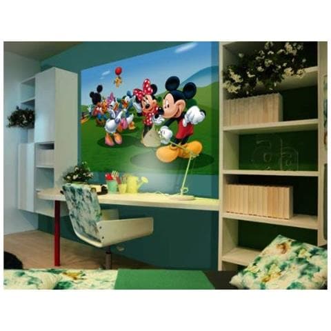 Stampa Fotografica Decorativa Da Parete, Motivo: Disney, Mickey Mouse, Multicolore- - Foto 1
