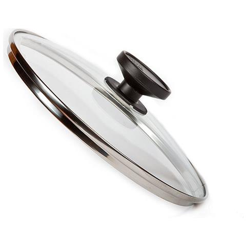 Coperchio Alluflon In Vetro Temperato Da 28 Cm Trasparente - Foto 1