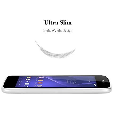 Custodia Compatibile Con Sony Xperia E3 In Argento Metallico - Coperchio Protettivo In Silicone Tpu Flessibile - Foto 2