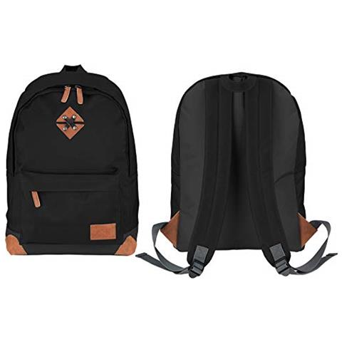 21ri Zaino Classico, Unisex, 21ri, Black / grey, Taglia Unica - Foto 2