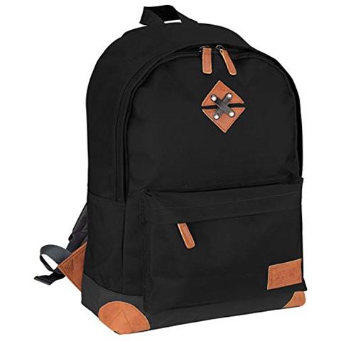 21ri Zaino Classico, Unisex, 21ri, Black / grey, Taglia Unica - Foto 1