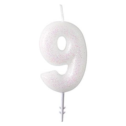9904384 - Candela Con 9 Cifre, Colore: Bianco / rosa - Foto 1
