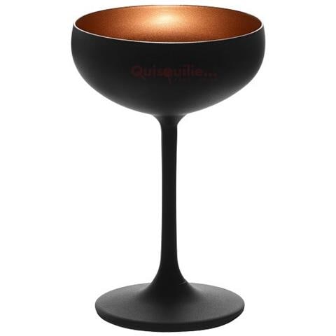 Stolzle, Set 6 Calici / bicchieri Olympic, Cristallo Senza Piombo, Lavabili In Lavastoviglie, Alta Qualità. Made In Germany - 23 Nero / bronzo - Foto 1