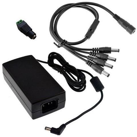 12v 5a Alta Qualit 60w Dc Di Alimentazione Con Un Modo Cctv Cavo Di Alimentazione 4 Splitter Per Telecamere A Circuito Chiuso Luce Srip Led (alternativa Di Alimentazione Cavo Di Alimentazione Non Incluso) - Foto 1