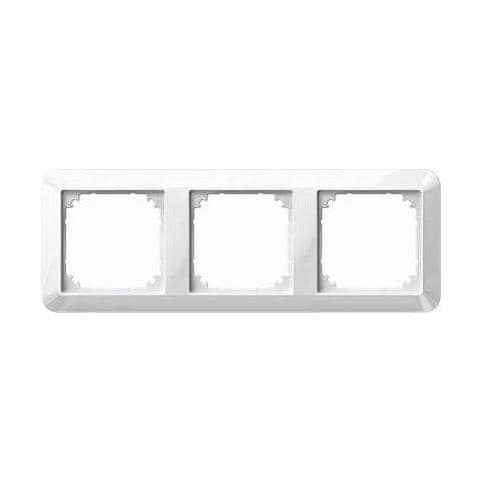 3fach Rahmen 1-m, System M Polarwei Glnzend 389319 (389319)  - Foto 1