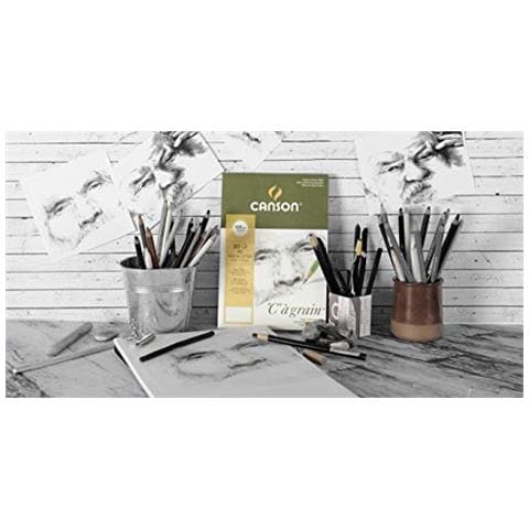 Canson C Un Disegno Grano 125gsm Leggero Carta Grana Fine Tessitura A3 Pad Tra Cui 30 Fogli - Foto 2