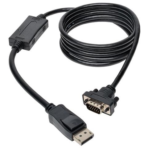 Tripp Lite DisplayPort - VGA, m-m, 1.8m DisplayPort VGA Nero cavo di interfaccia e adattatore - Foto 1