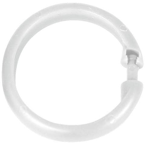 Ganci Per Tenda Doccia Large 12 Pezzi, Colore Bianco, - Foto 1