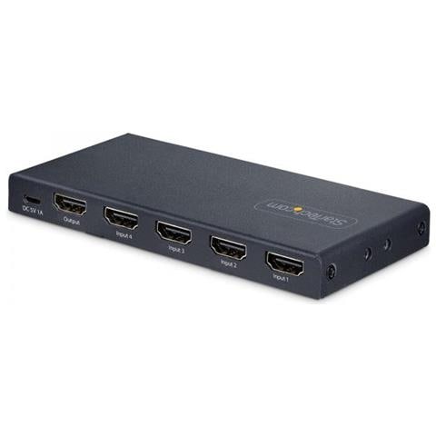 Switch HDMI 8K a 4 porte - Switcher HDMI 2.1 4K 120Hz HDR10+, 8K 60Hz UHD, Commutatore HDMI 4 In 1 - Commutazione automatica /manuale delle sorgenti - Switch con alimentatore e telecomando inclusi - Foto 3