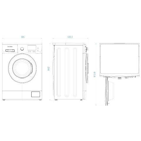 Lavatrice Standard SG710 7 Kg Classe D Centrifuga 1000 giri - Foto 4