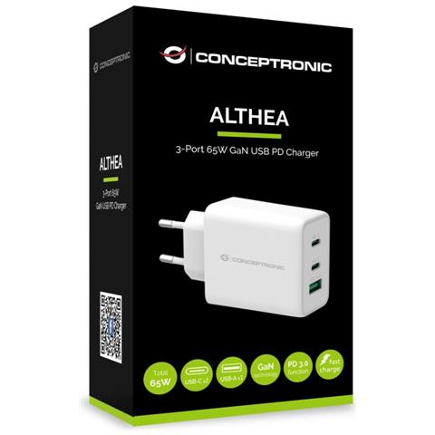 ALTHEA12W Caricabatterie per dispositivi mobili Universale Bianco AC Ricarica rapida Interno - Foto 4