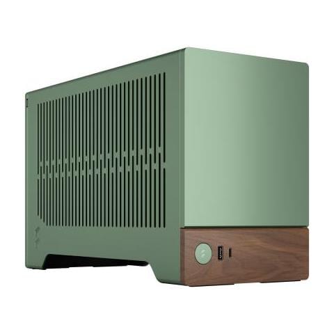 Case Small Tower SFF Mini-ITX 1 Porta USB 3.2 Gen 1 (3.1 Gen 1) di tipo A / 1 Porta USB Tipo C Colore Verde - Foto 1