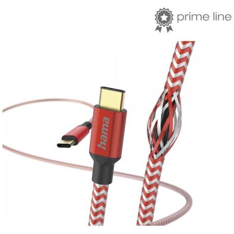Reflective Usb Kabel 1,5 M Usb 2.0 Usb C Rot (00201560) - Foto 1
