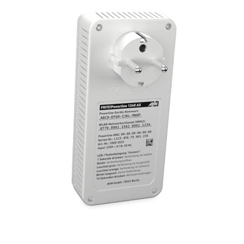 Powerline 1240 AX WLAN Set 1200 Mbit /s Collegamento ethernet LAN Wi-Fi Bianco - Foto 6