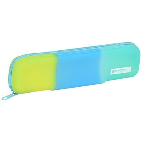Astuccio Scuola Safta Azzurro Verde Giallo (20 X 5.5 X 2 Cm) - Foto 1