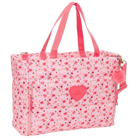 Borsa In Bloom Rosa 40 X 31 X 17 Cm - Foto 1