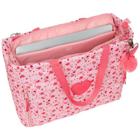 Borsa In Bloom Rosa 40 X 31 X 17 Cm - Foto 5