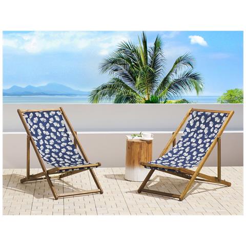 Teli Da Sdraio Anzio /avellino 113 X 44 Cm Blu Marino - Foto 1