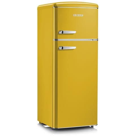 Frigorifero Doppia Porta RKG 8936 Classe E Capacità Lorda 206 Litri Colore Giallo - Foto 1