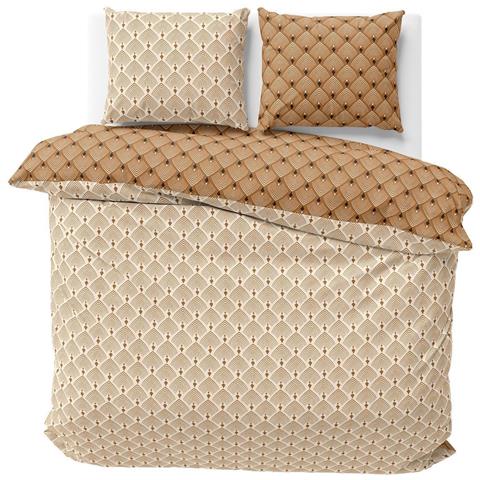 Set Biancheria Da Letto In Poliestere 240 X 220 Cm - Beige - Foto 1
