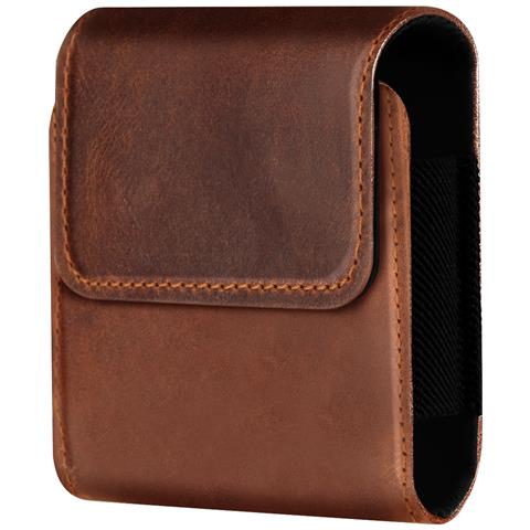 Custodia Cintura Universale Magnetica Per Telefoni Pieghevoli Pelle - Foto 1