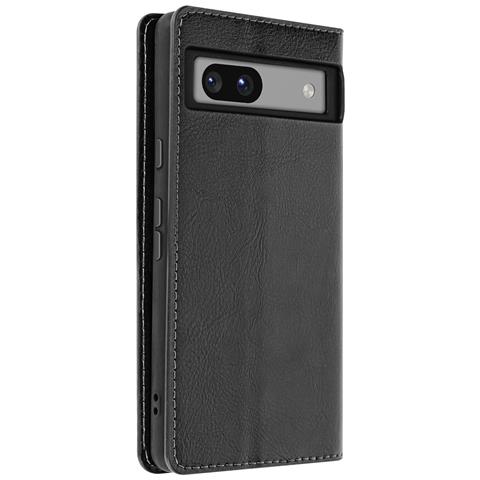 Custodia Pelle Per Google Pixel 7a Copertina Portafoglio Stand Video - Foto 1