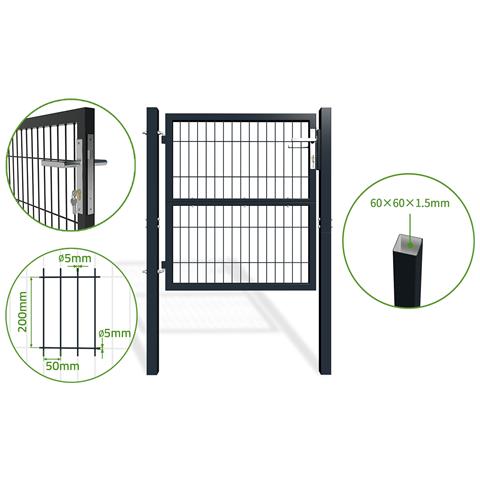 Cancello In Rete 1m Grigio Razo H.100cm - Foto 1