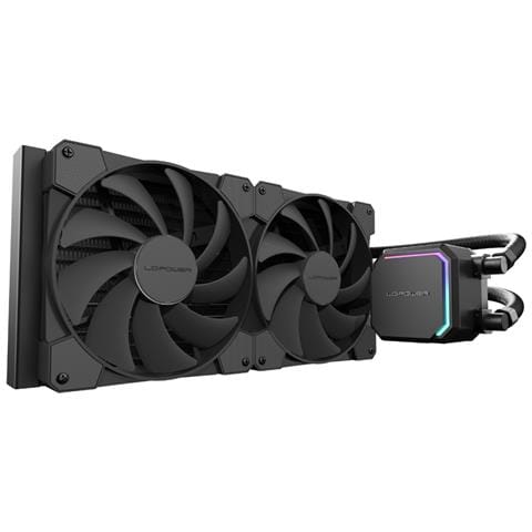 LC-CC-280-B sistema di raffreddamento per computer Processore Raffreddatore di liquidi tutto in uno 14 cm Nero - Foto 1