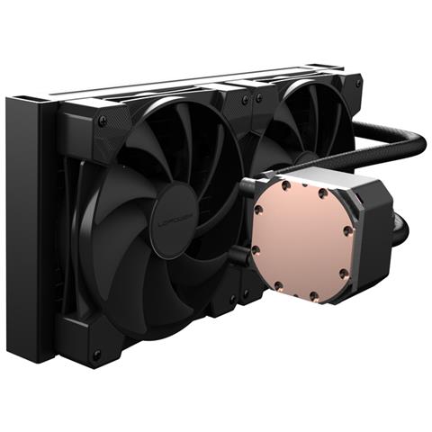 LC-CC-280-B sistema di raffreddamento per computer Processore Raffreddatore di liquidi tutto in uno 14 cm Nero - Foto 2
