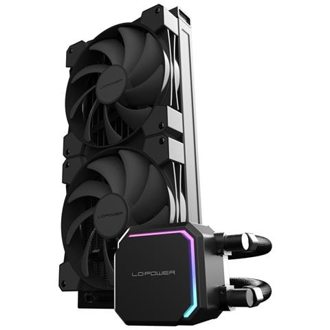 LC-CC-280-B sistema di raffreddamento per computer Processore Raffreddatore di liquidi tutto in uno 14 cm Nero - Foto 8