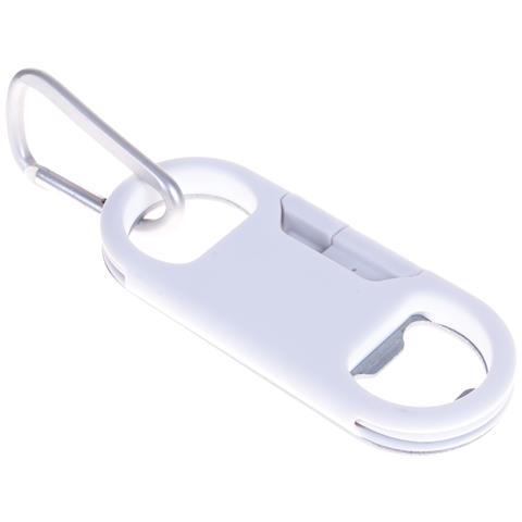 Dam Cavo Di Collegamento Iphone Con Apribottiglia 39 Cm. Colore Bianco - Foto 2