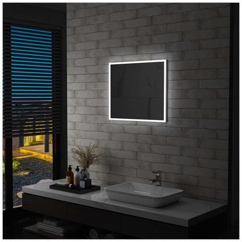 Specchio Da Parete A Led Per Bagno 60x50 Cm - Foto 8