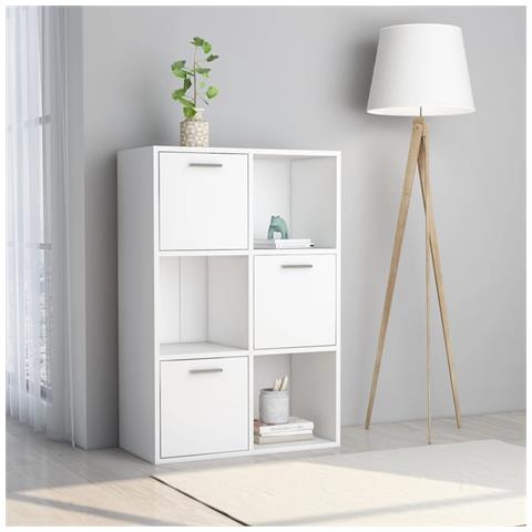 Armadietto Bianco 60x29,5x90 Cm In Legno Ingegnerizzato - Foto 8