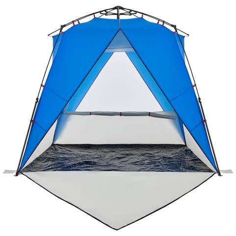 Tenda da Spiaggia 4Persone Azzurro Rilascio Rapido Impermeabile - Foto 8