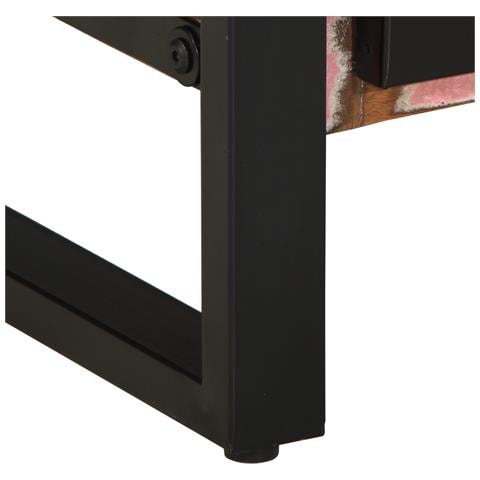 Armadio da Bagno Multicolore 40x35x75 cm in Legno Riciclato - Foto 9