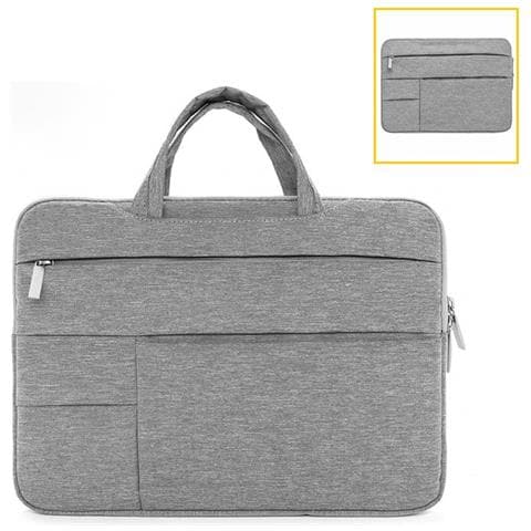 Custodia Per Laptop, Custodia Protettiva Antiurto Per Computer Con Tasca Anteriore Grey L - Foto 2