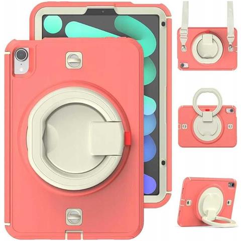 Custodia Per Ipad Pro 3/2/1 11 Con Supporto E Tracolla Rosa - Foto 2