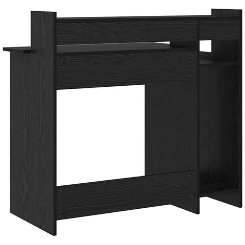 Scrivania Rovere nero 97 x 45 x 90 cm Legno multistrato - Foto 9