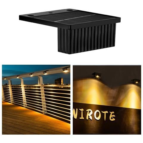Luce Solare Decorativa Da Parete Per Recinzione Bianco Caldo - Illumina Il Tuo Giardino - Foto 2