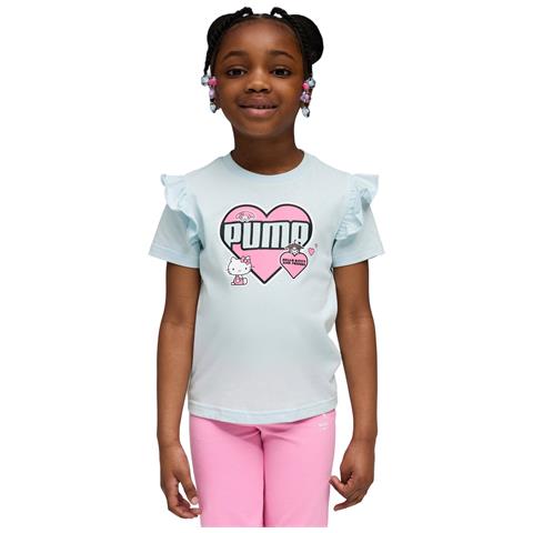X Hello Kitty Friends Ruffle Tee 63238647, Bambini, Bianca, 110 - Foto 1